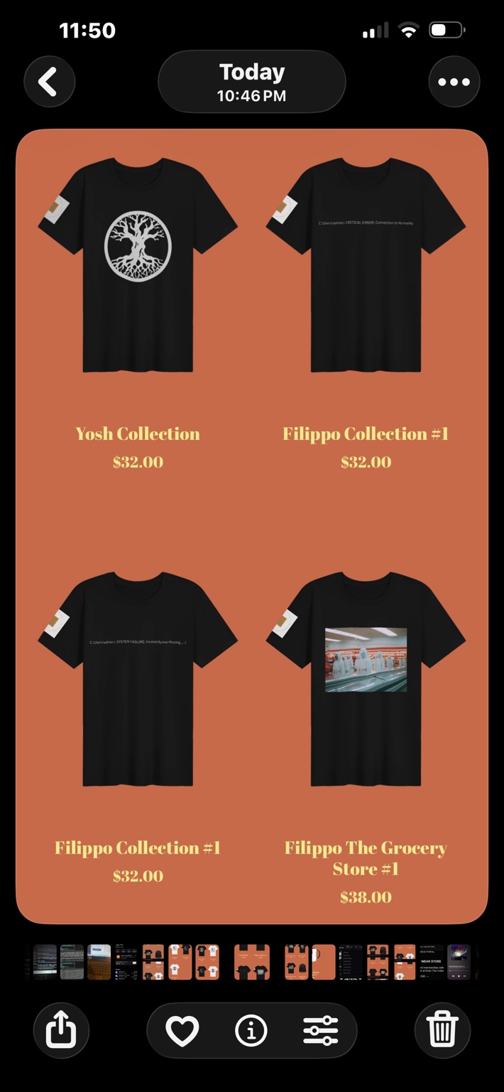 Additional Resistance Wear Filippo Collection merchandise