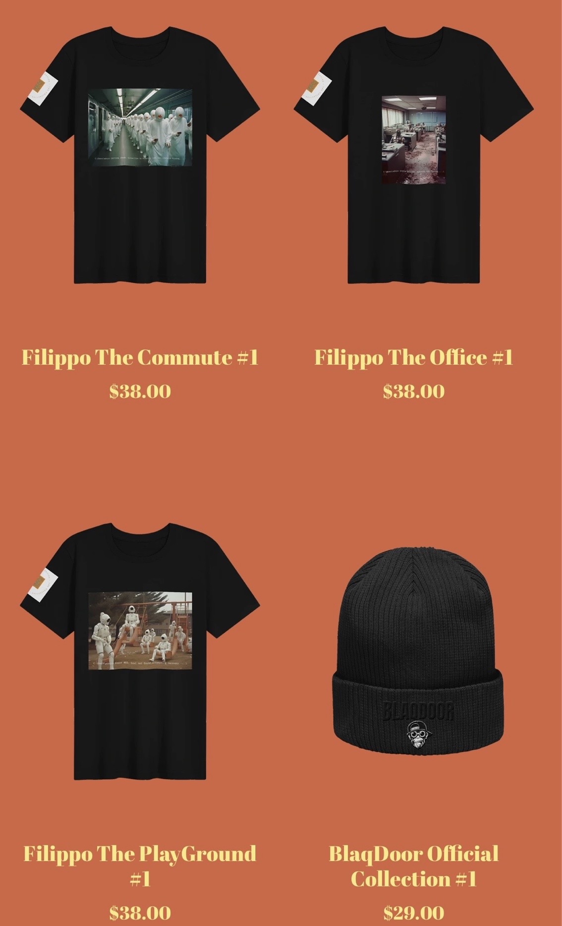 Resistance Wear merchandise collection three